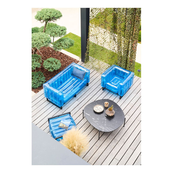 Mojow Yomi Outdoor Metal Patio Sofa Perigold